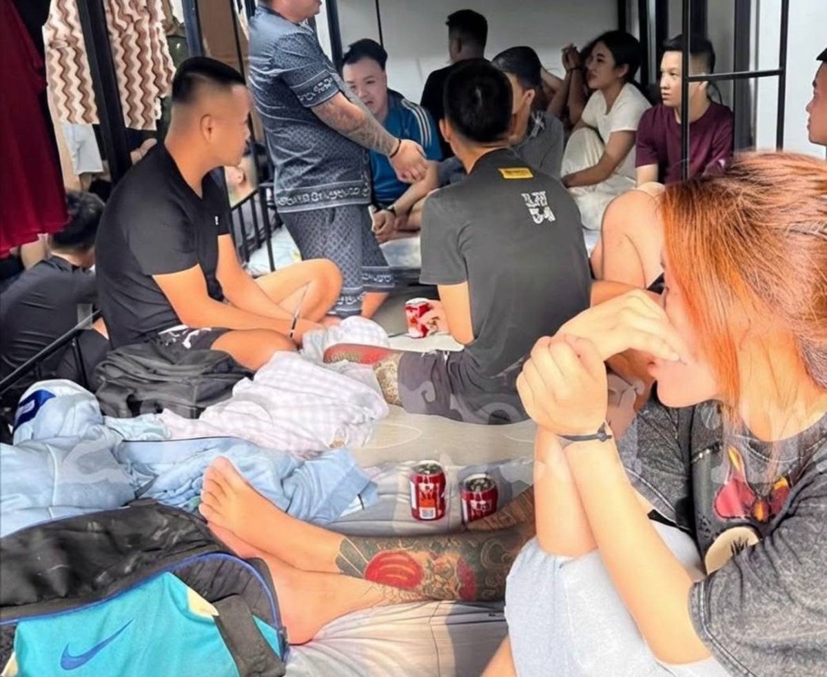 万象警方捣毁诈骗窝点 抓获23名涉案人员含9名中国人