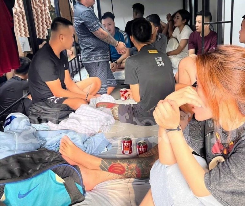 老挝纳赛通县警方捣毁诈骗窝点 抓获23名嫌疑人