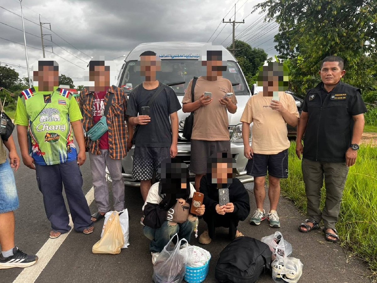 泰柬边境拦截5名非法入境者 3名中国籍人员被捕