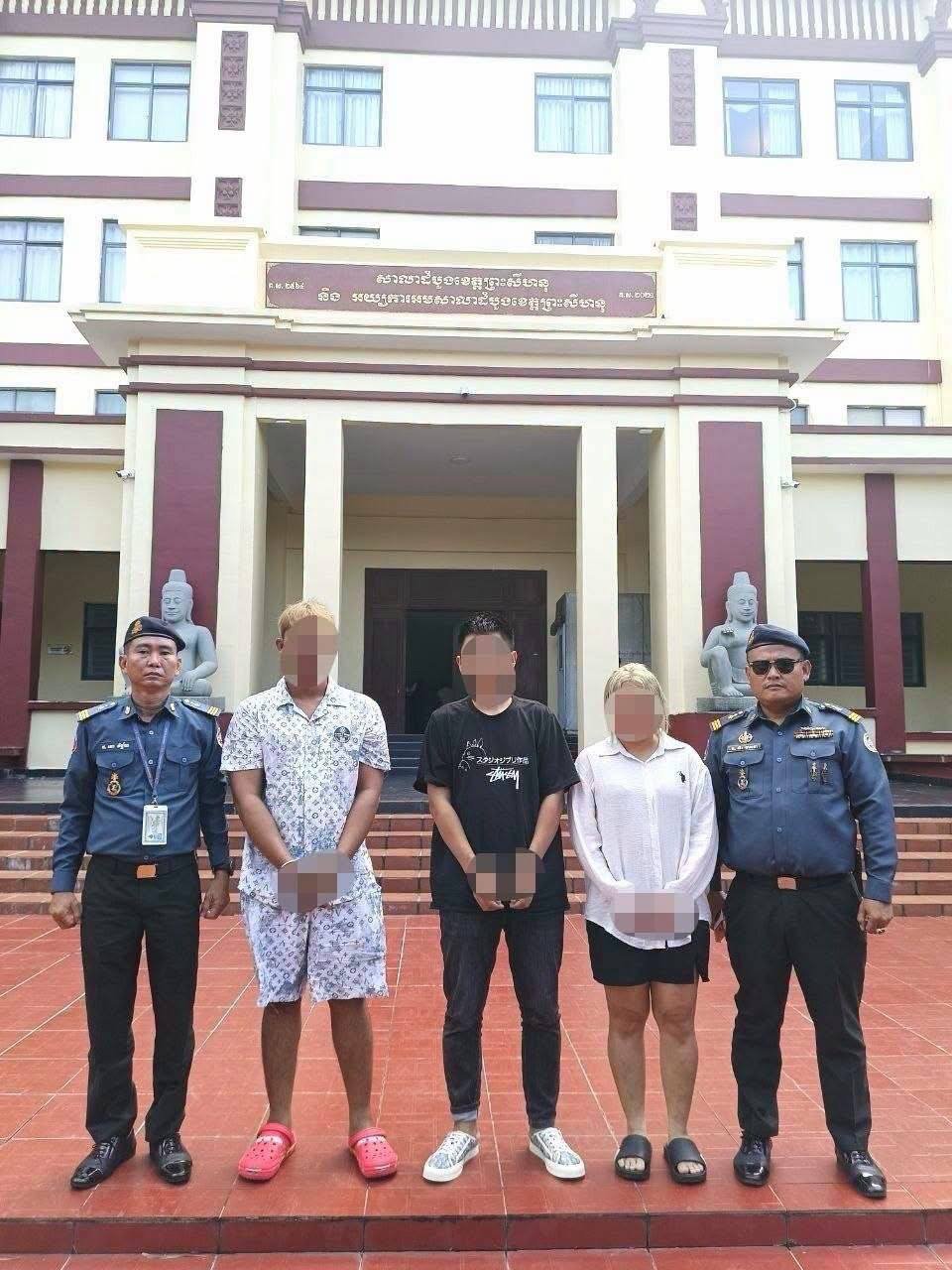 西港3人涉盗窃及销赃被移送法院 含1名中国籍男子