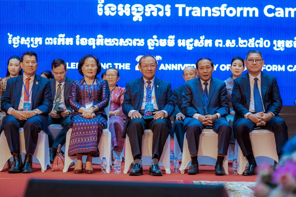 Transform Cambodia成立20周年 洪玛奈代表