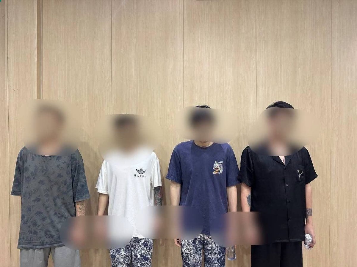 堆谷区警方突查出租屋 4名中国籍男子因无护照被扣