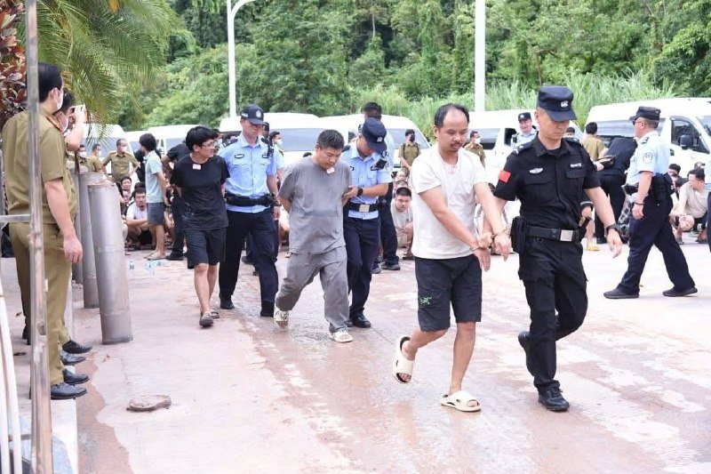 老挝遣返174名中国籍嫌疑人 涉电诈及非法务工
