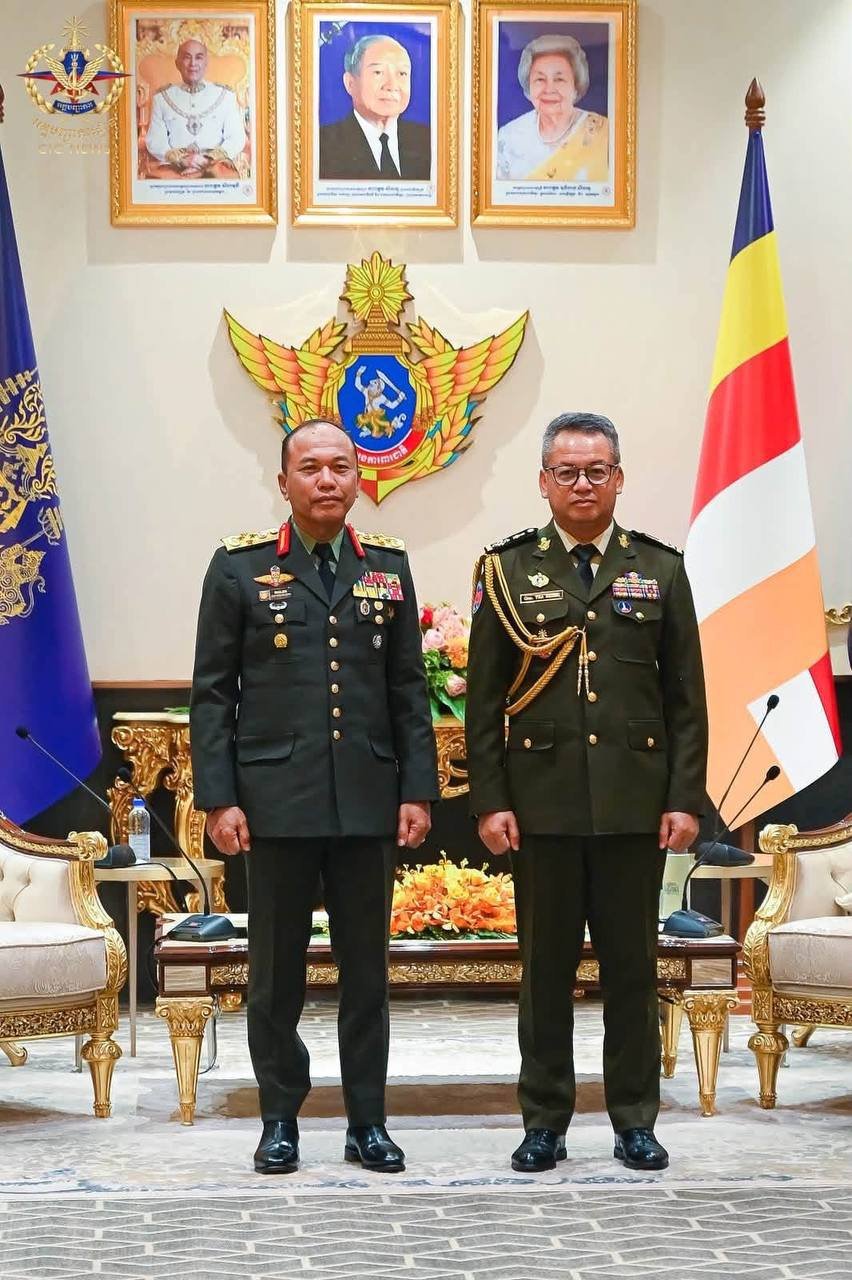 狄西哈会见马来西亚军队总司令 强化两国军事合作