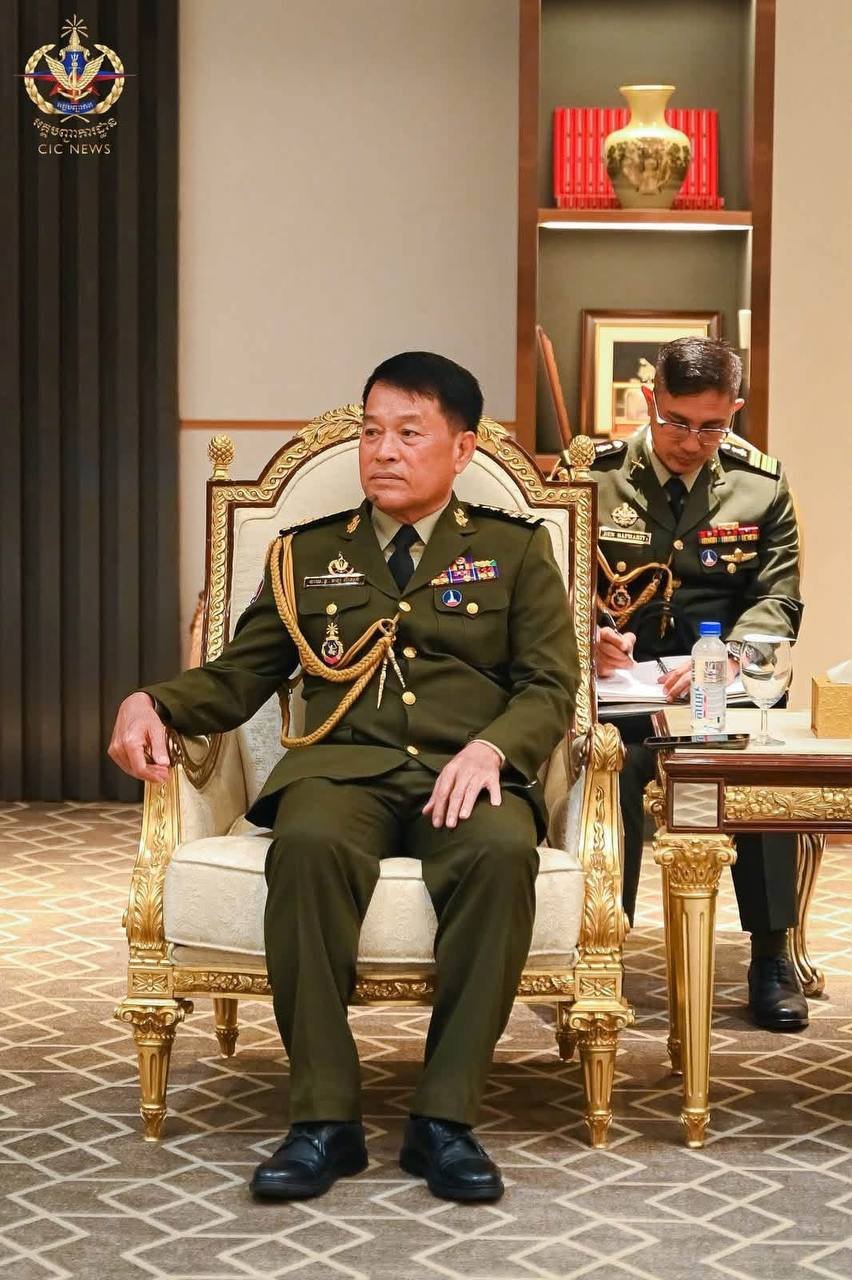 狄西哈会见马来西亚军队总司令 强化两国军事合作