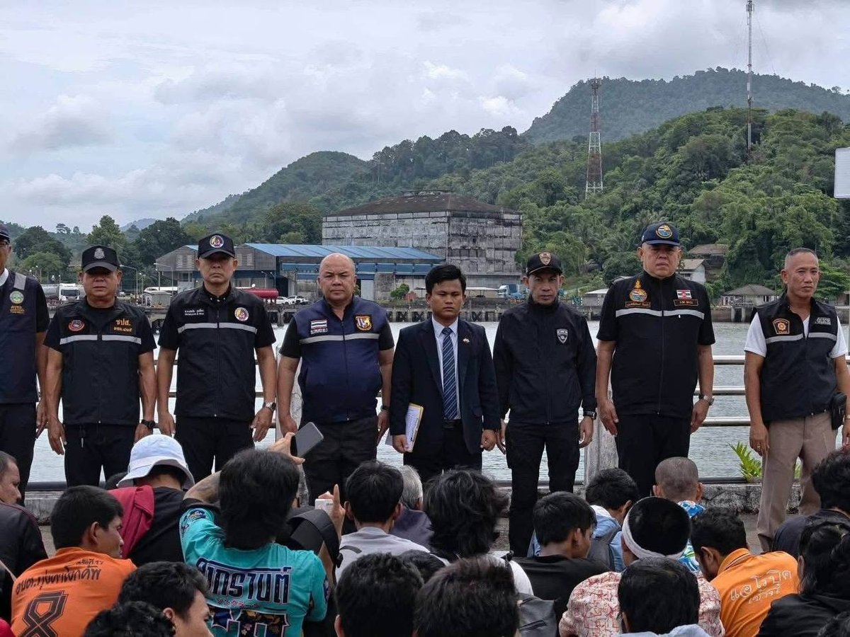 泰国拉廊府遣返一批非法缅甸劳工 边境管控持续加强