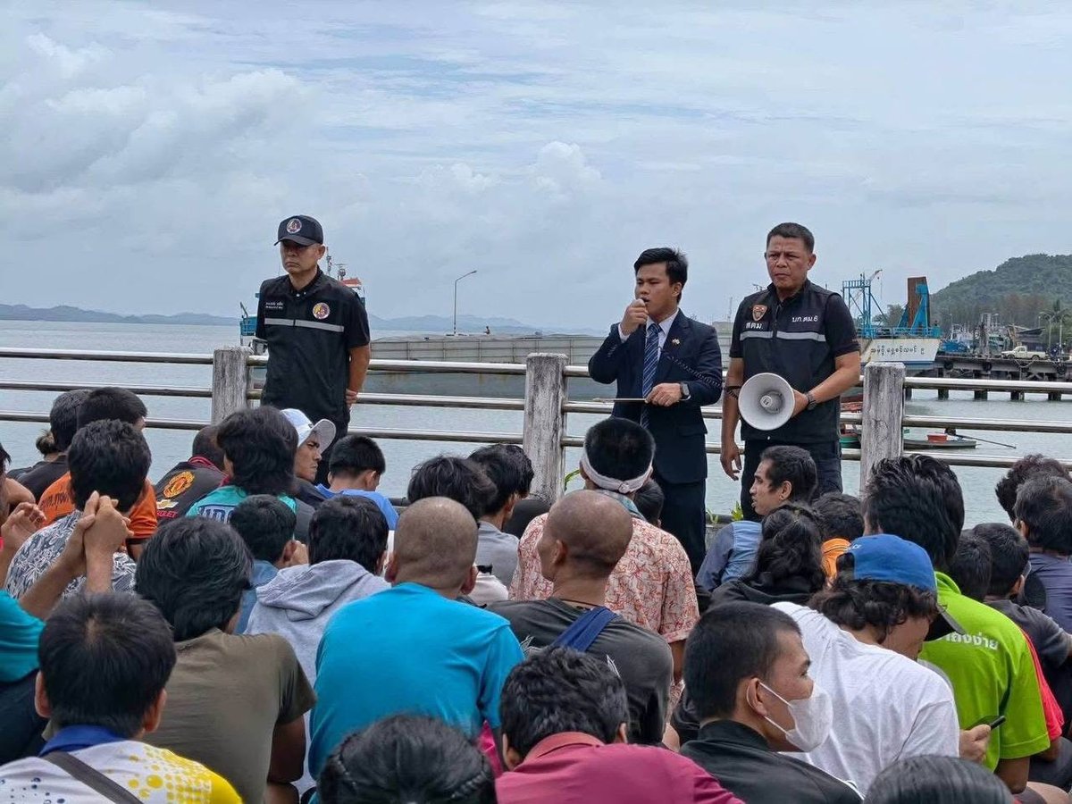 泰国拉廊府遣返一批非法缅甸劳工 边境管控持续加强