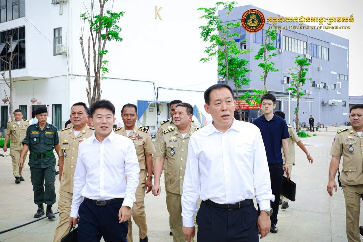 中国公安部代表团赴柬考察茶胶省遣返中心