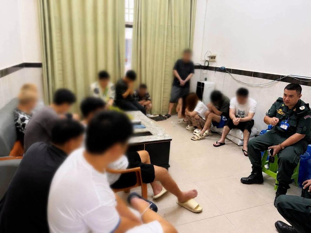 西港波贝警方突查涉诈窝点 43名中国籍人员落网