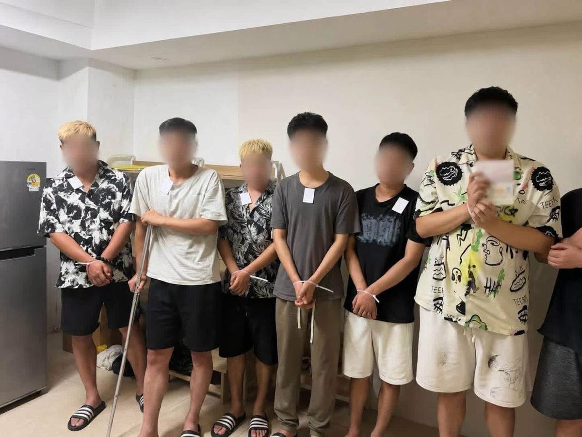 西港波贝警方突查涉诈窝点 43名中国籍人员落网