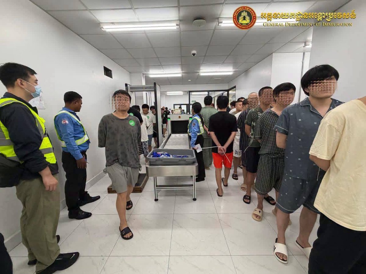 柬埔寨移民总局驱逐777名非法外籍人员 158名中国籍涉诈者