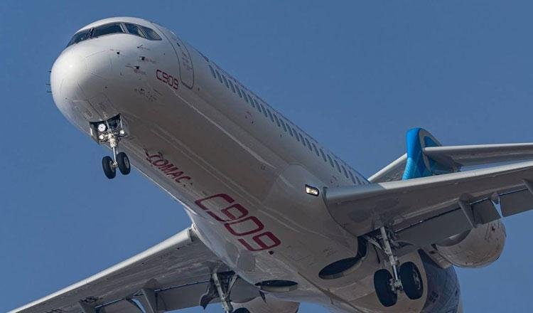 柬埔寨国家航空首批中国C909客机11月交付