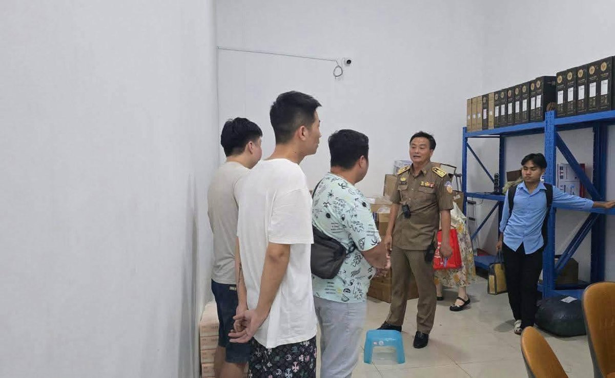 金边钻石岛两处网诈窝点被查 抓获7名嫌疑人