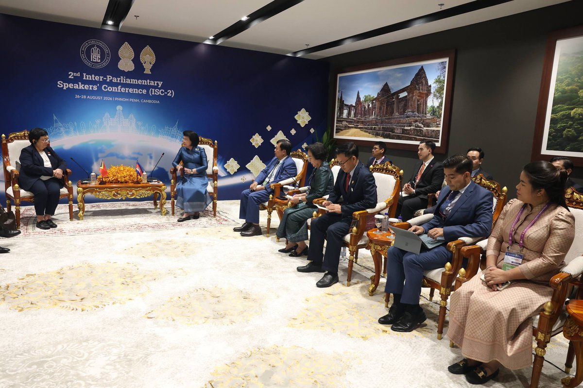 柬埔寨国会主席会见东帝汶议长 深化议会合作