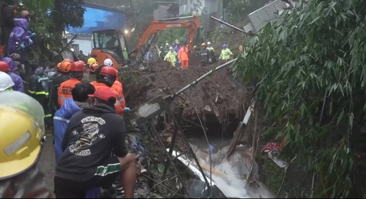菲律宾发生山体滑坡 造成10人死亡多人失踪