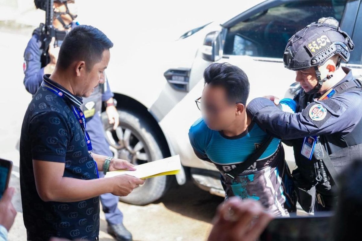 森速区警方抓获一名终身监禁毒贩 曾潜逃金边