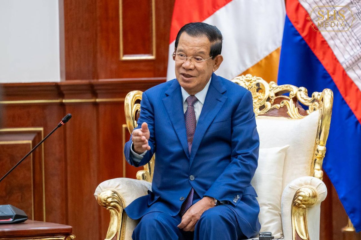 洪森会见中国外交学院院长 强化中柬学术交流