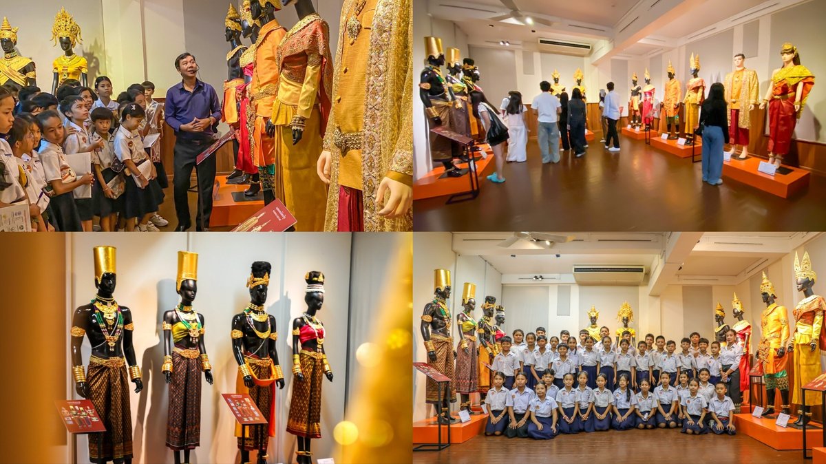亚洲纺织博物馆展示历代王室服饰