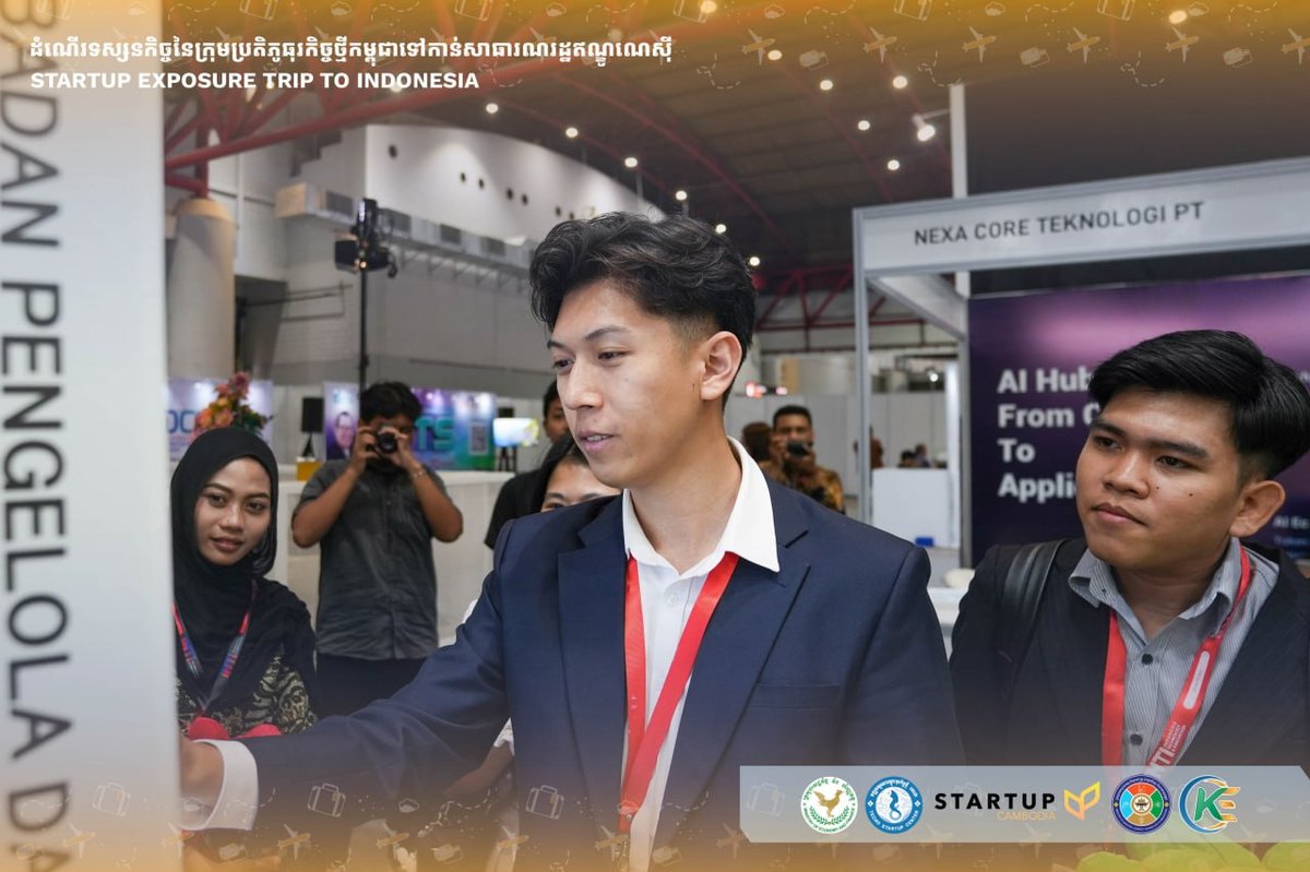 德崇初创中心与柬埔寨企业联合会带领8家初创团队参加印尼科技创