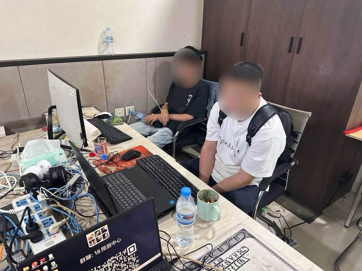西港查获网络诈骗窝点 7名中国籍男子被扣查