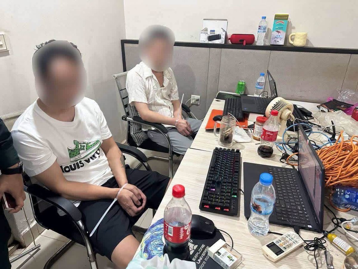 西港查获网络诈骗窝点 7名中国籍男子被扣查
