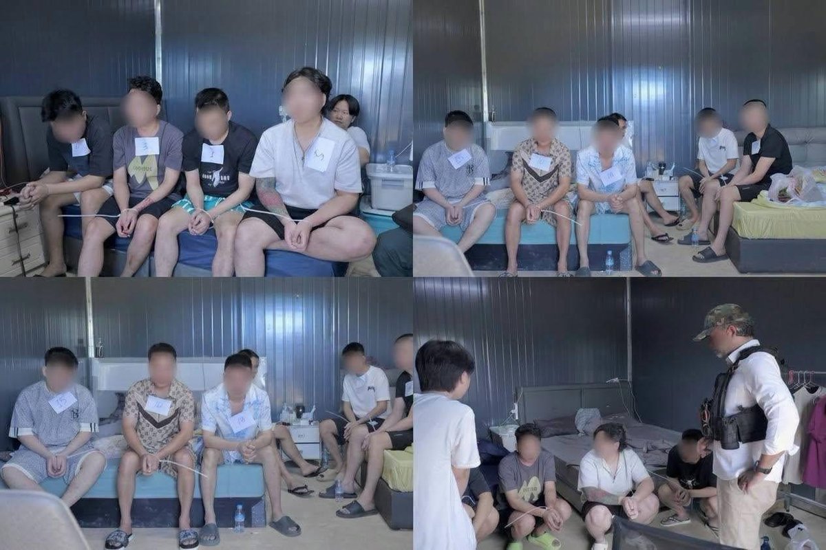 柴桢省木牌突击清查电诈窝点 22名中国人被捕
