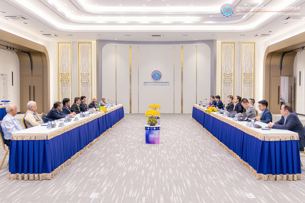 柬埔寨邮电部会见印度代表团 探讨电子与软件出口合作