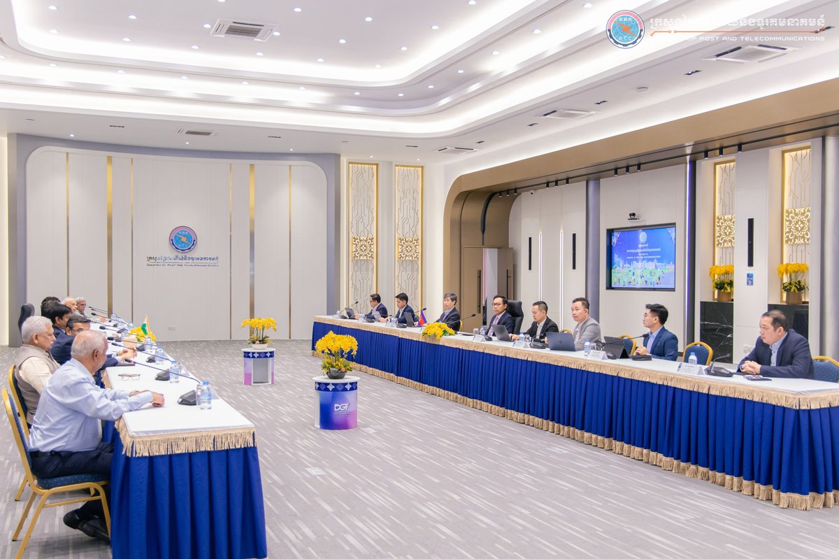 柬埔寨邮电部会见印度代表团 探讨电子与软件出口合作