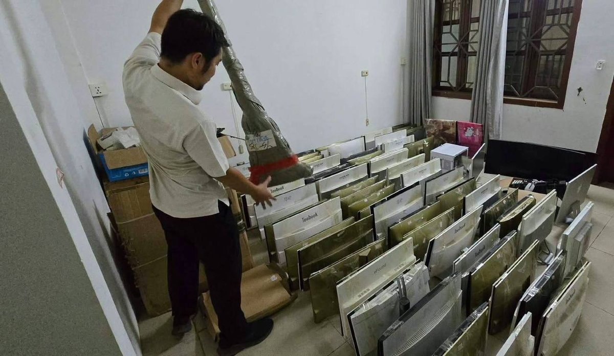 金边一手机电脑经营点被查 1名中国人被带走调查