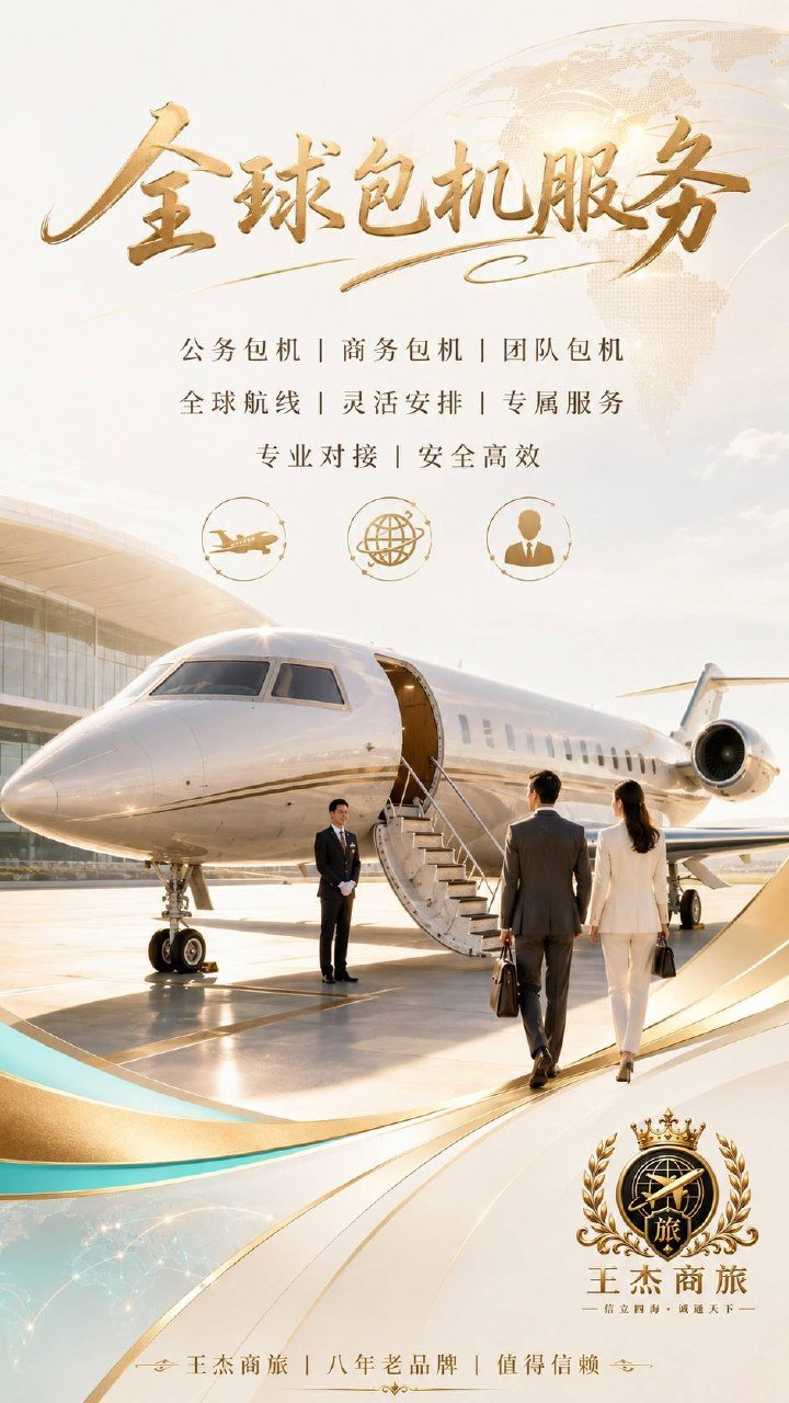 西港王杰商旅提供全球包机及证件办理 8年老品牌