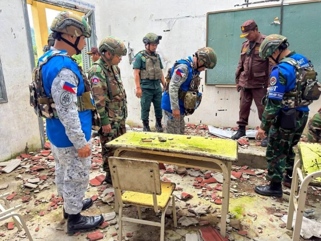 柬埔寨媒体报道称学校成为泰军武装入侵的见证,反驳了泰方关于边