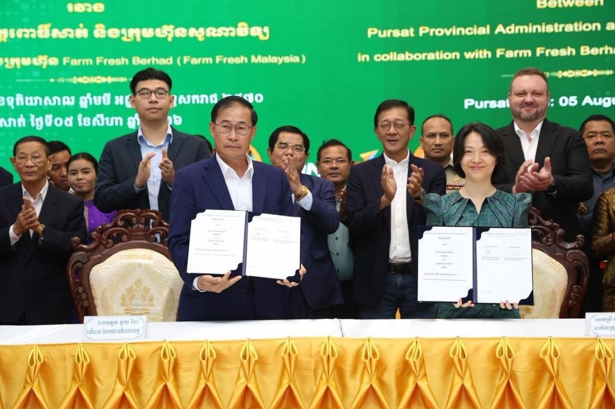菩萨省计划建设柬埔寨规模最大的奶牛养殖场,旨在提升国内乳制品