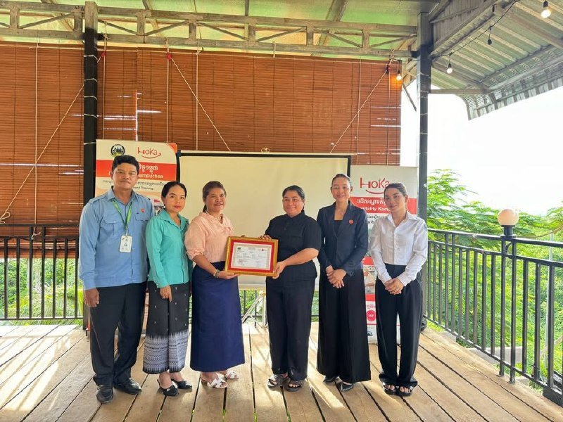 柏威夏省旅游局举办HoKa餐饮服务培训 16名学员结业