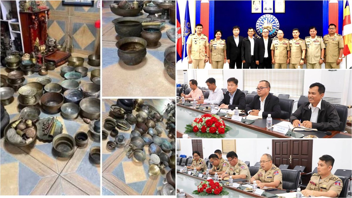 柬埔寨国家警察总署与文化艺术部联手打击线上文物非法交易