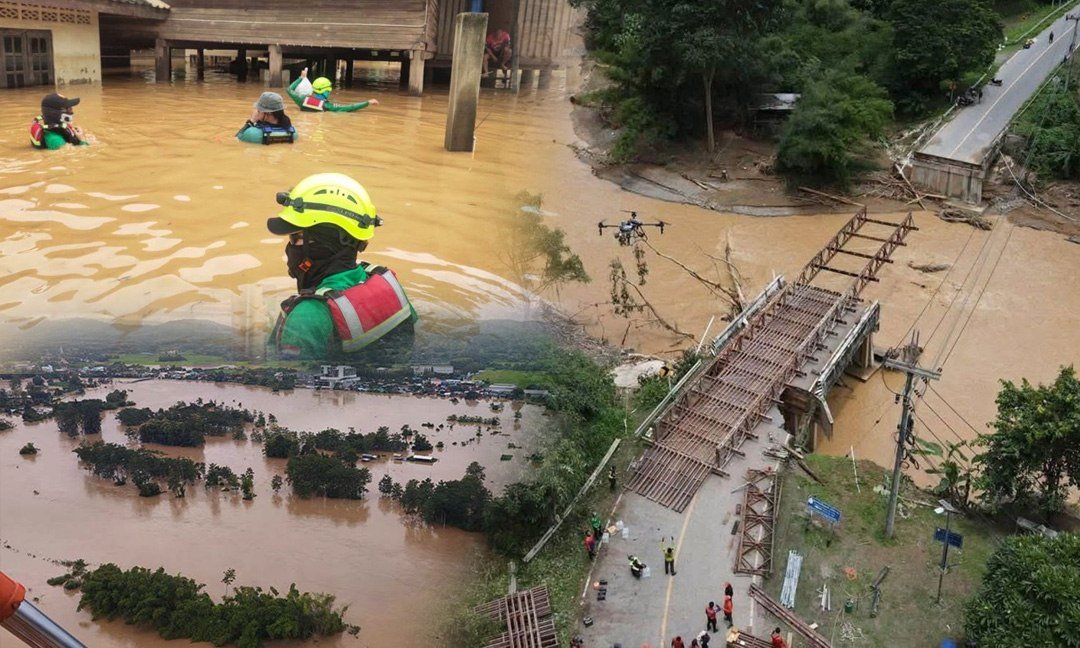 泰国北部洪水及泥石流预警