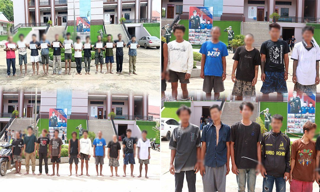 波贝市宪兵队近期开展打击毒品行动,连续抓获30名吸毒人员,目