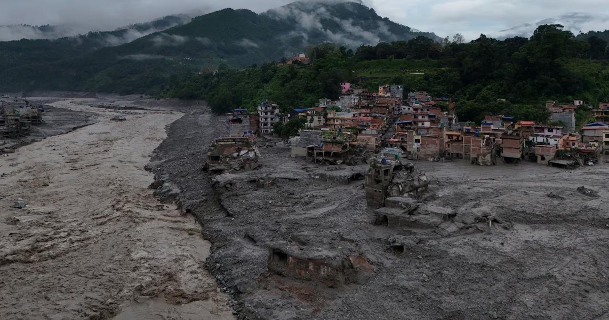 尼泊尔洪灾致289人死亡 近1500人失踪