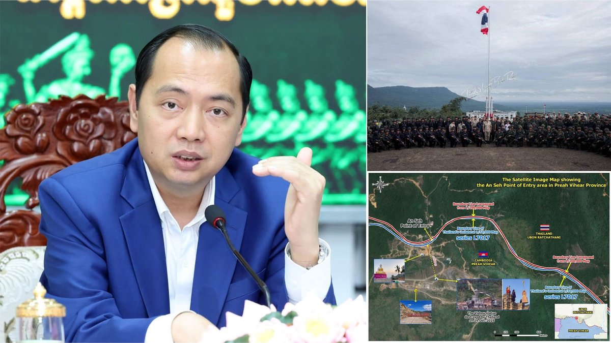 柬埔寨新闻部部长针对泰国总理访问柏威夏(An Seh)地区发