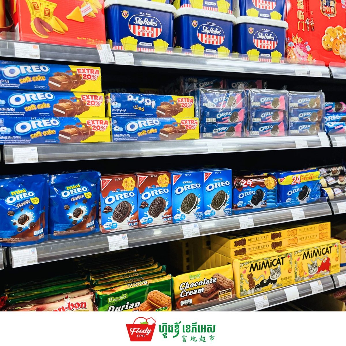 西港Foody超市上架日本版OREO 两种口味可选