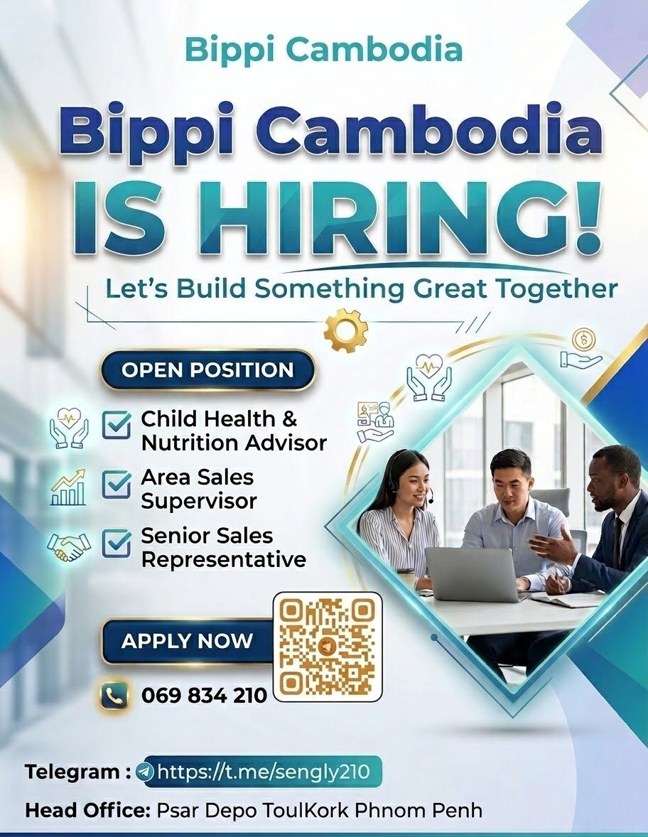 Bippi Cambodia招健康顾问及销售主管