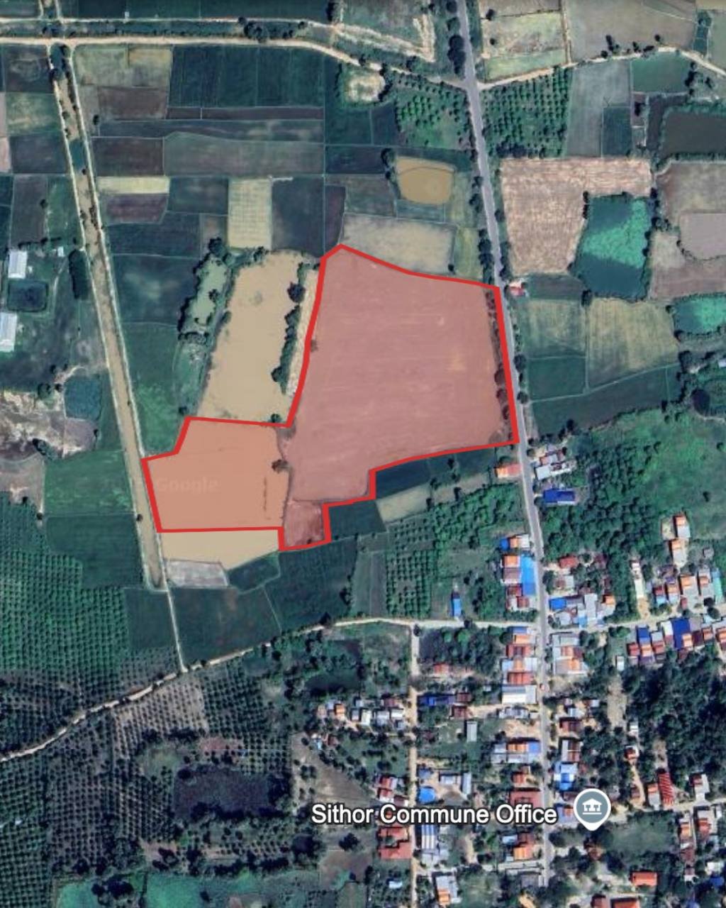 8号公路40公里处3.9公顷土地出售 适合建厂仓储