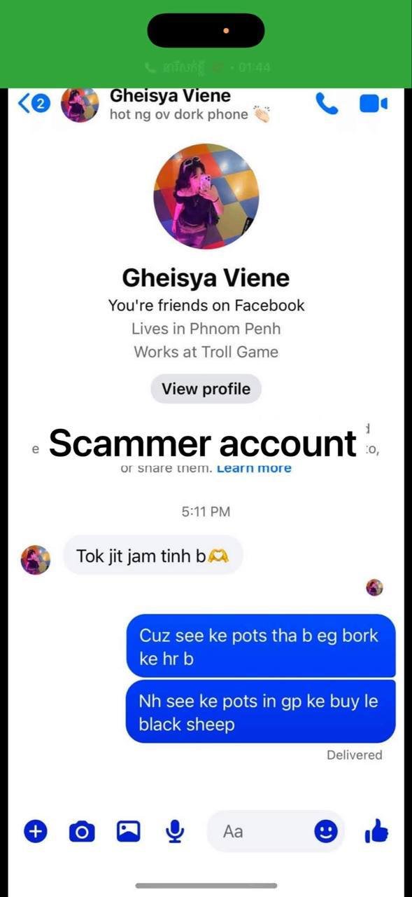 网红Yorn Chansokharoth发文辟谣 遭冒名诈骗