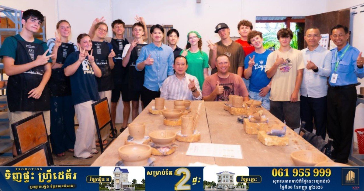 工业科技创新部部长视察暹粒陶瓷手工艺,旨在提升柬埔寨手工艺品