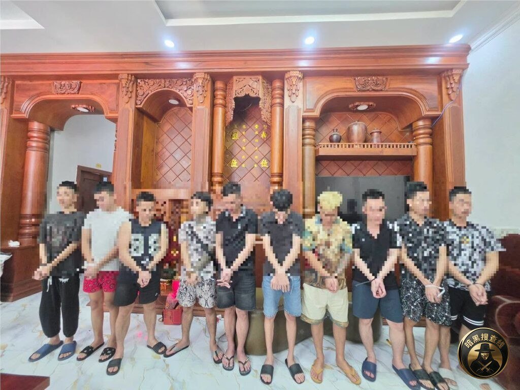 木牌警方突击行动抓获110人 含14名中国籍人员