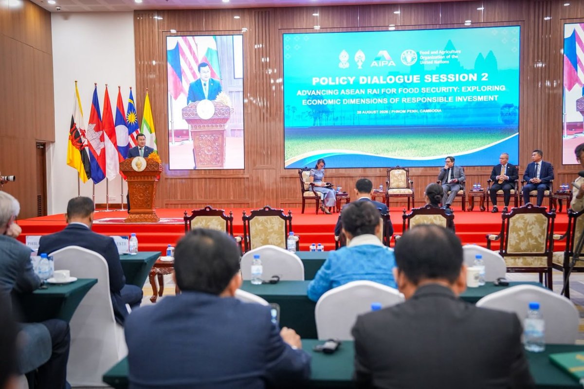 柬埔寨农业部出席ASEAN-RAI论坛 聚焦农业投资与粮食安