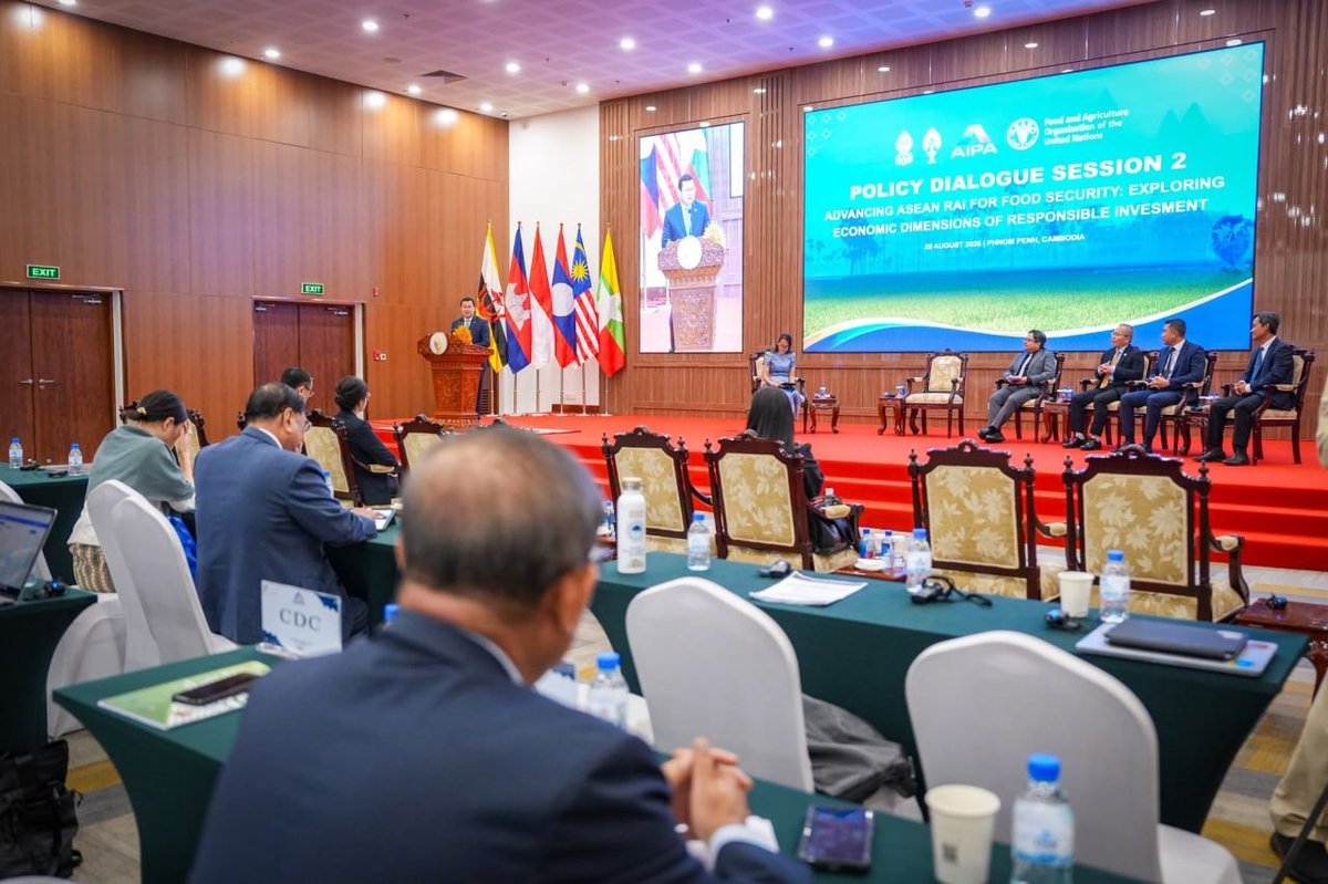 柬埔寨农业部出席ASEAN-RAI论坛 聚焦农业投资与粮食安