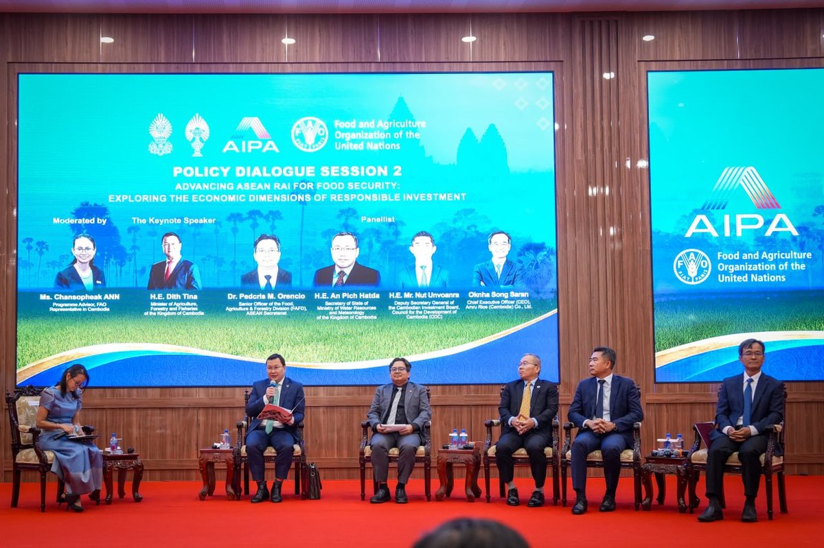 柬埔寨农业部出席ASEAN-RAI论坛 聚焦农业投资与粮食安