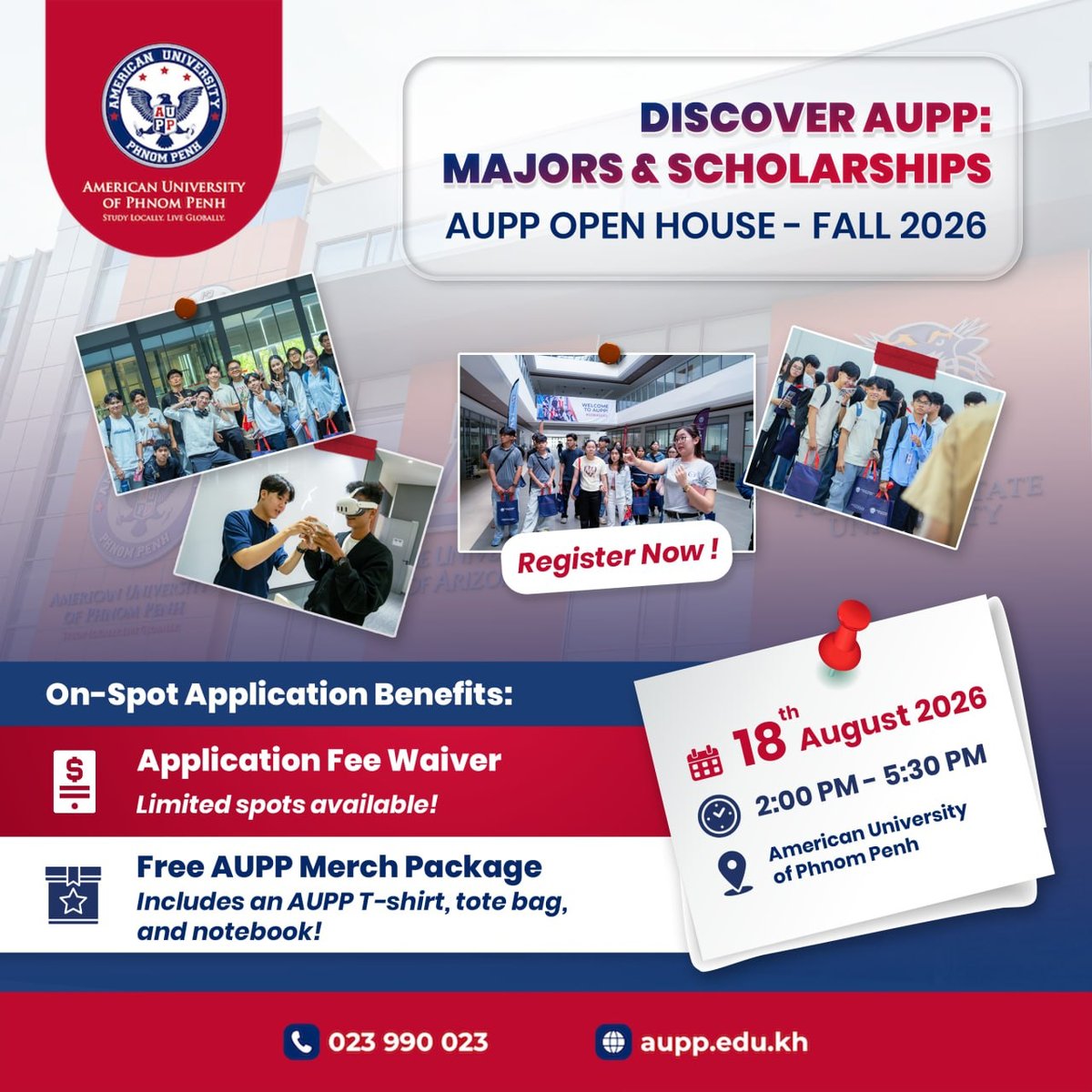 金边美国大学(AUPP)举办2026秋季开放日 欢迎应届生参