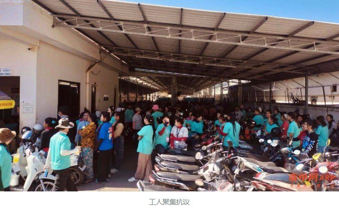 金边一工厂管理人员偷拍女工引发集体抗议 劳工部介入调查
