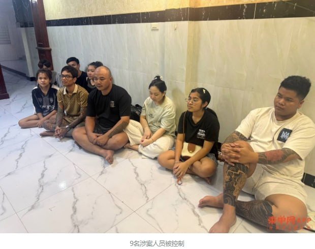 卜迭棉芷省波贝警方突查9处地点,发现87名外籍人员,其中9名